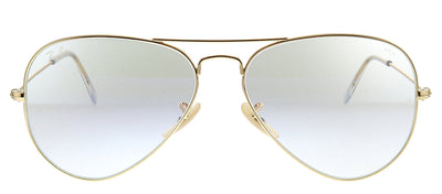 Ray-Ban RB 3025 001/5F Aviator Metal Gold Sunglasses with Grey Photochromatic Lens