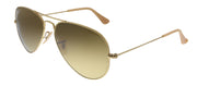 Ray-Ban RB 3025 112/M2 Aviator Metal Gold Sunglasses with Brown Gradient Lens