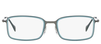 Ray-Ban RX 6298 2810 Rectangle Metal Gunmetal Eyeglasses with Demo Lens