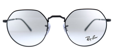 Ray-Ban Jack RX 6465 2509 Geometric Metal Black Eyeglasses with Demo Lens