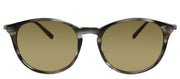 Salvatore Ferragamo SF 911S 003 Round Plastic Grey Sunglasses with Green Lens