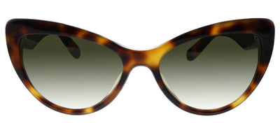 Salvatore Ferragamo SF 930S 238 Cat-Eye Plastic Tortoise Sunglasses with Green Gradient Lens