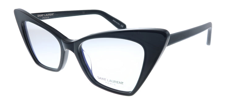 Saint Laurent VICTOIRE SL 244 001 Cat-Eye Acetate Black Eyeglasses with Demo Lens