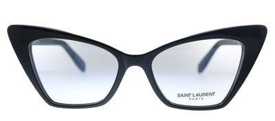 Saint Laurent VICTOIRE SL 244 001 Cat-Eye Acetate Black Eyeglasses with Demo Lens