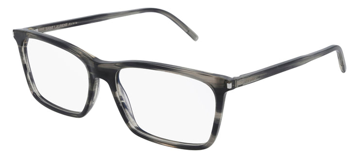 Saint Laurent SL 296 011 Rectangle Acetate Multicolor Eyeglasses with Clear Lens