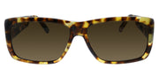 Saint Laurent LENNY SL 366 005 Rectangle Acetate Havana Sunglasses with Brown Lens