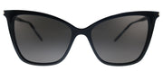 Saint Laurent SL 384 001 Cat-Eye Acetate Black Sunglasses with Black Lens