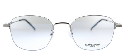 Saint Laurent WIRE SL 395/K 001 Round Metal Silver Eyeglasses with Demo Lens