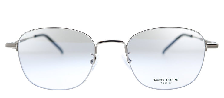 Saint Laurent WIRE SL 395/K 001 Round Metal Silver Eyeglasses with Demo Lens
