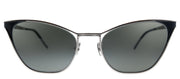 Saint Laurent SL 409 001 Cat-Eye Metal Silver Sunglasses with Grey Lens