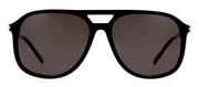 Saint Laurent SL 476S 1 Aviator Plastic Black Sunglasses with Grey Lens