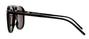 Saint Laurent SL 476S 1 Aviator Plastic Black Sunglasses with Grey Lens