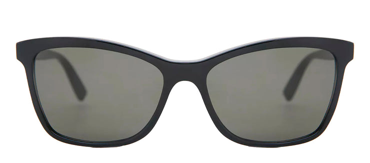 Saint Laurent SL 502S 1 Cat-Eye Plastic Black Sunglasses with Grey Lens