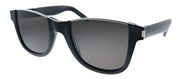 Saint Laurent CUT SL 51 001 Square Acetate Black Sunglasses with Black Lens