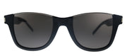 Saint Laurent CUT SL 51 001 Square Acetate Black Sunglasses with Black Lens