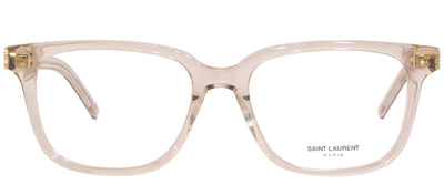 Saint Laurent SL M110O 007 Rectangle Plastic Nude Eyeglasses with Clear Lens
