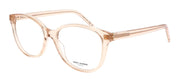 Saint Laurent SL M112O 003 Round Plastic Nude Eyeglasses with Clear Lens