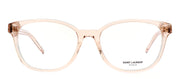 Saint Laurent SL M113O 003 Round Plastic Nude Eyeglasses with Clear Lens