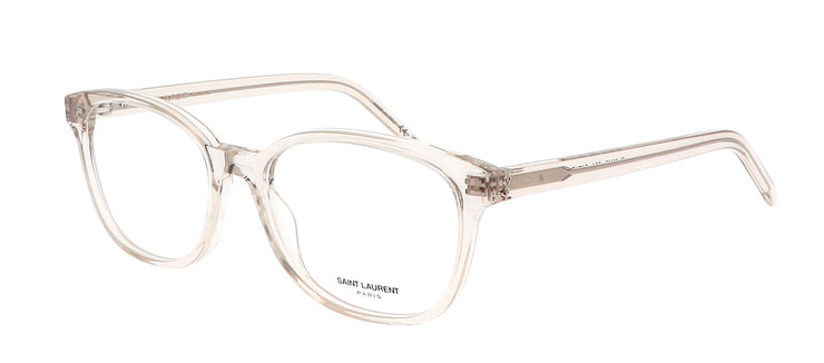 Saint Laurent SL M113O 004 Rectangle Plastic Beige Eyeglasses with Clear Lens