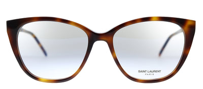 Saint Laurent SL M72 004 Cat-Eye Acetate Havana Eyeglasses with Demo Lens