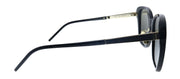 Saint Laurent SL M78/F 002 Oversized Acetate Black Sunglasses with Grey Lens