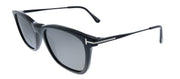 Tom Ford Arnaud-02 TF 625 01D Square Plastic Shiny Black Sunglasses with Grey Polarized Lens