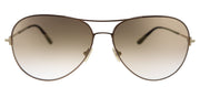 Tom Ford Clark TF 823 48G Aviator Metal Brown Sunglasses with Brown Gradient Lens