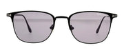 Tom Ford TF 851 02C Square Metal Black Sunglasses with Grey Mirror Lens