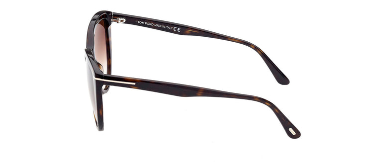 Tom Ford Isabella-02 TF 915 52F Cat-Eye Plastic Havana Sunglasses with Brown Gradient Lens