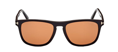 Tom Ford TF 930 01E Square Plastic Black Sunglasses with Brown Lens