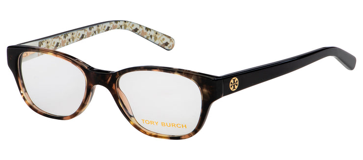 Tory Burch TY 2031 3154 Butterfly Plastic Tortoise Eyeglasses with Logo Stamped Demo Lenses Lens
