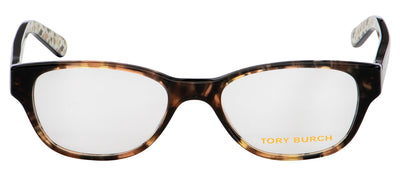 Tory Burch TY 2031 3154 Butterfly Plastic Tortoise Eyeglasses with Logo Stamped Demo Lenses Lens