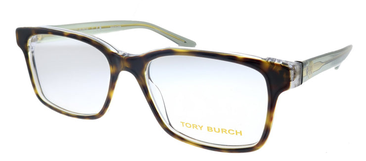 Tory Burch TY 2064 1561 Square Plastic Havana Eyeglasses with Demo Lens