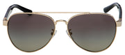 Tory Burch TY 6070 327111 Aviator Metal Gold Sunglasses with Grey Gradient Lens