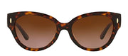 Tory Burch TY 7168U 172813 Cat-Eye Plastic Tortoise Sunglasses with Brown Gradient Lens