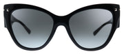 Valentino VA 4028 500111 Cat-Eye Plastic Black Sunglasses with Grey Gradient Lens