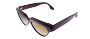 Victoria Beckham VB 602S 604 Cat-Eye Plastic Burgundy Sunglasses with Brown Gradient Lens