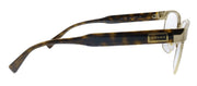 Versace VE 1264 1460 Oval Metal Gold Eyeglasses with Demo Lens