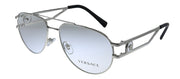 Versace VE 1269 1000 Aviator Metal Silver Eyeglasses with Demo Lens