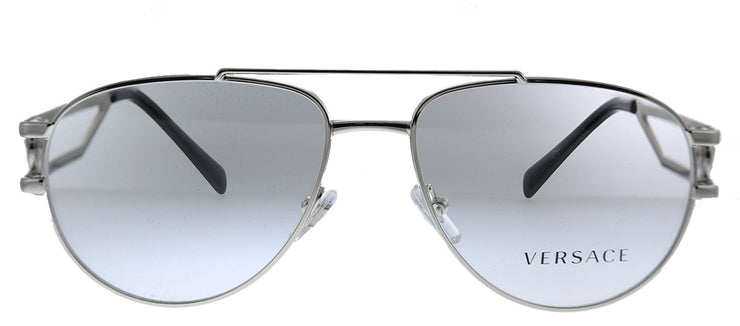 Versace VE 1269 1000 Aviator Metal Silver Eyeglasses with Demo Lens
