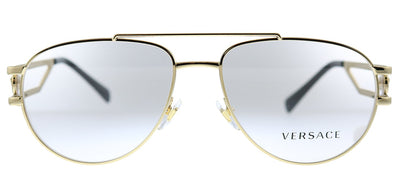 Versace VE 1269 1002 Aviator Metal Gold Eyeglasses with Demo Lens