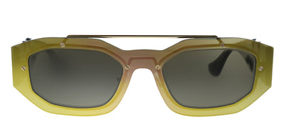 Versace VE 2235 1002/3 Geometric Plastic Brown Sunglasses with Brown Lens