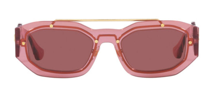 Versace VE 2235 100269 Fashion Plastic Pink Sunglasses with Purple Lens