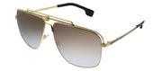 Versace VE 2242 100289 Rectangle Metal Gold Sunglasses with Brown Gradient Lens