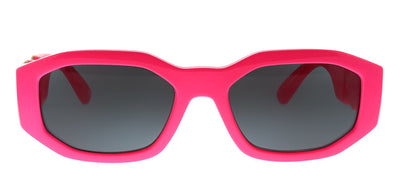 Versace VE 4361 531887 Geometric Plastic Pink Sunglasses with Grey Lens