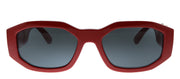Versace VE 4361 533087 Geometric Plastic Red Sunglasses with Grey Lens