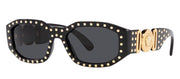 Versace VE 4361 539787 Geometric Plastic Black Sunglasses with Grey Lens