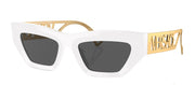 Versace VE 4432U 401/87 Fashion Plastic White Sunglasses with Grey Lens