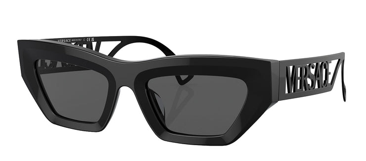 Versace VE 4432U 523287 Fashion Plastic Black Sunglasses with Grey Lens
