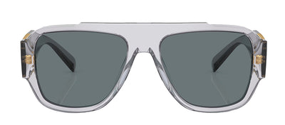 Versace VE 4436U 530580 Pillow Plastic Grey Sunglasses with Blue Lens